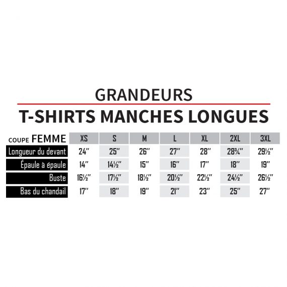 Charte_grandeurs_T-Shirts_Manches_Longues_FEMMES