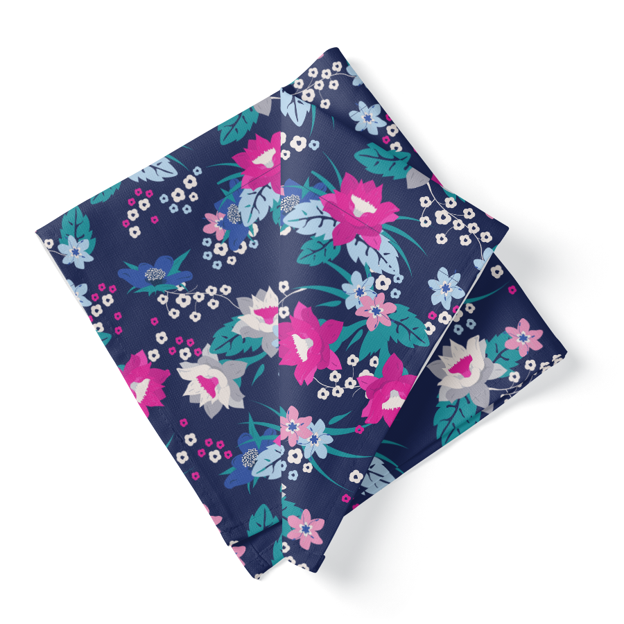 165_Fleuris_Bleu_Rose_Turquoise 165_Fleuris_Bleu_Rose_Turquoise