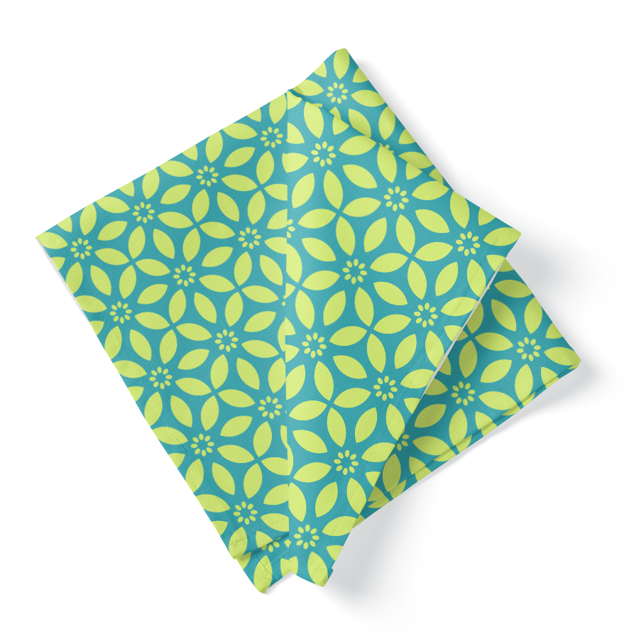 172_Fleurs_Vert_Jaune