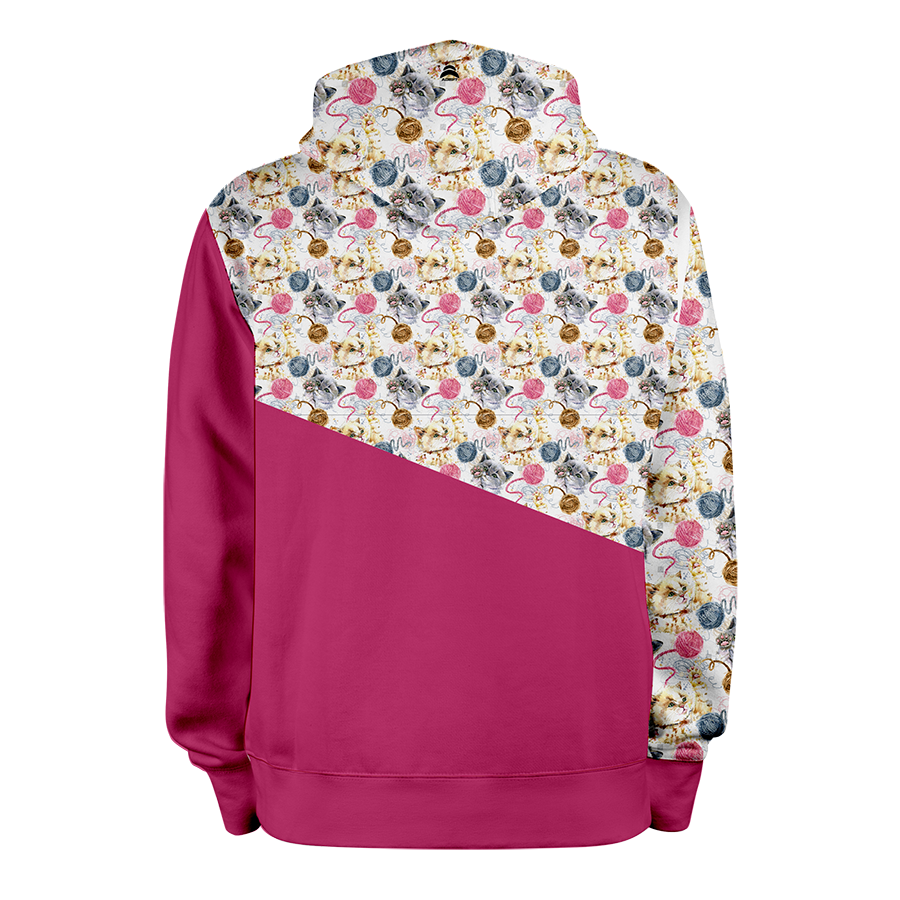 Petits Chats_ROSE_hoodies_Dos