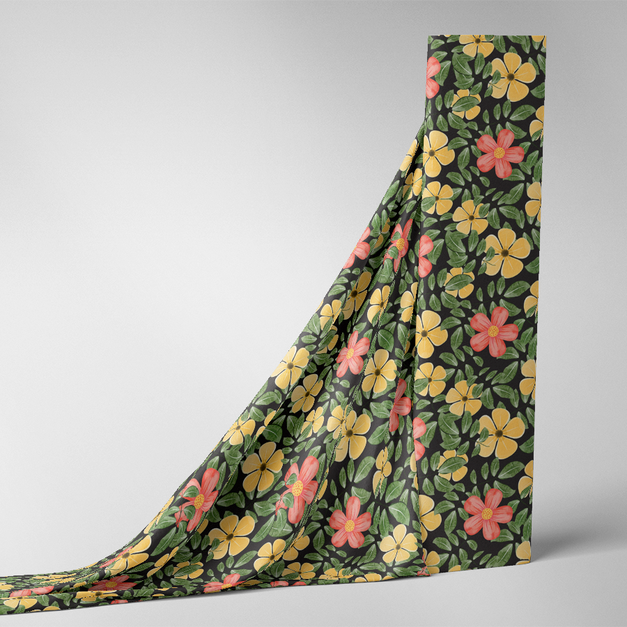 314_Fleur_jaune-rose-feuillage-vert 314_Fleur_jaune-rose-feuillage-vert