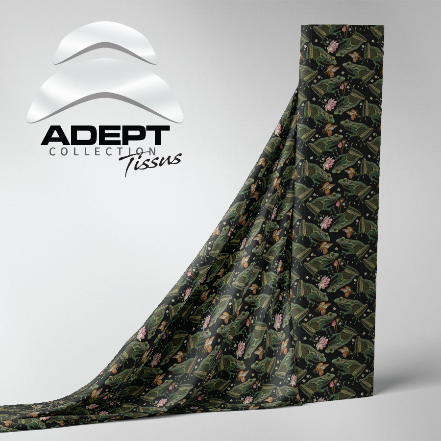 338_Grenouille Vert Noir Rose_SITE 338_Grenouille Vert Noir Rose_SITE