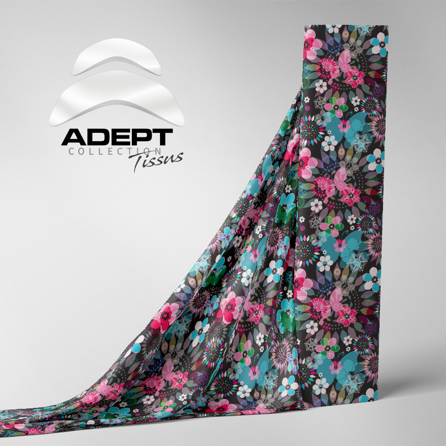 356_Papillons Fleurs