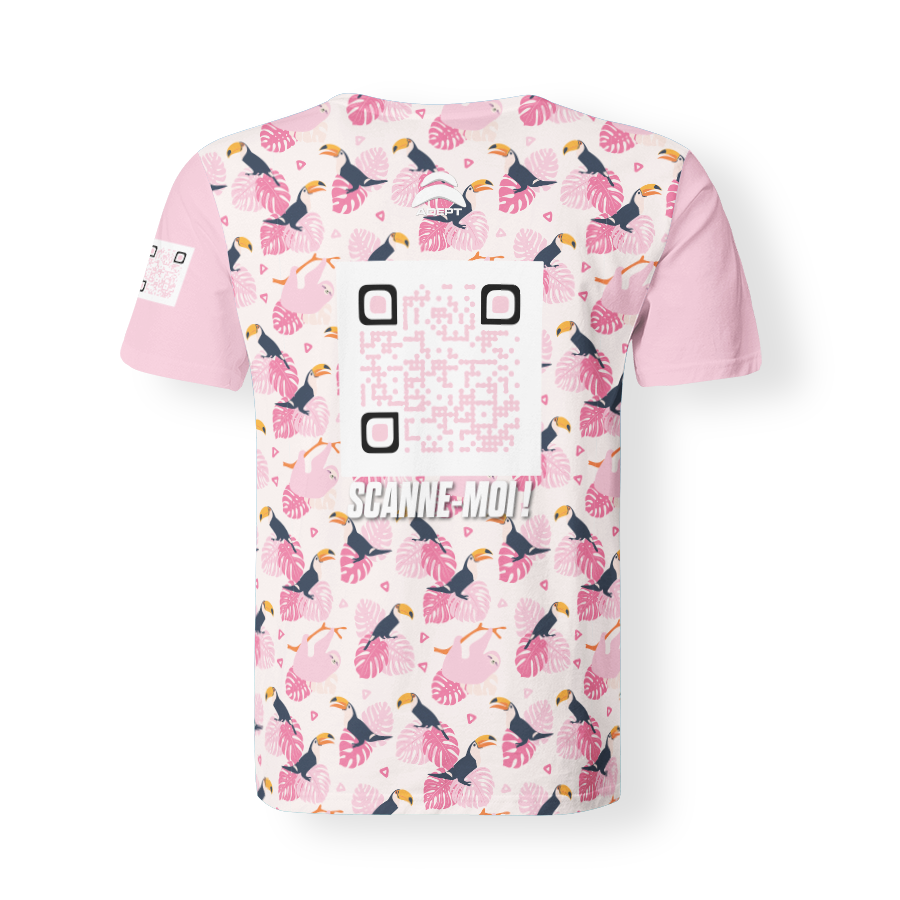 T-Shirt_Col_Rond_ENFANTS_Toucan_Paresseux_ARRIERE