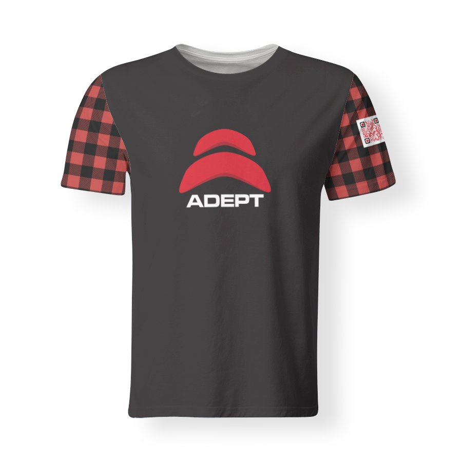 T-Shirt_Col_Rond_HOMME_CARRELÉ_DEVANT