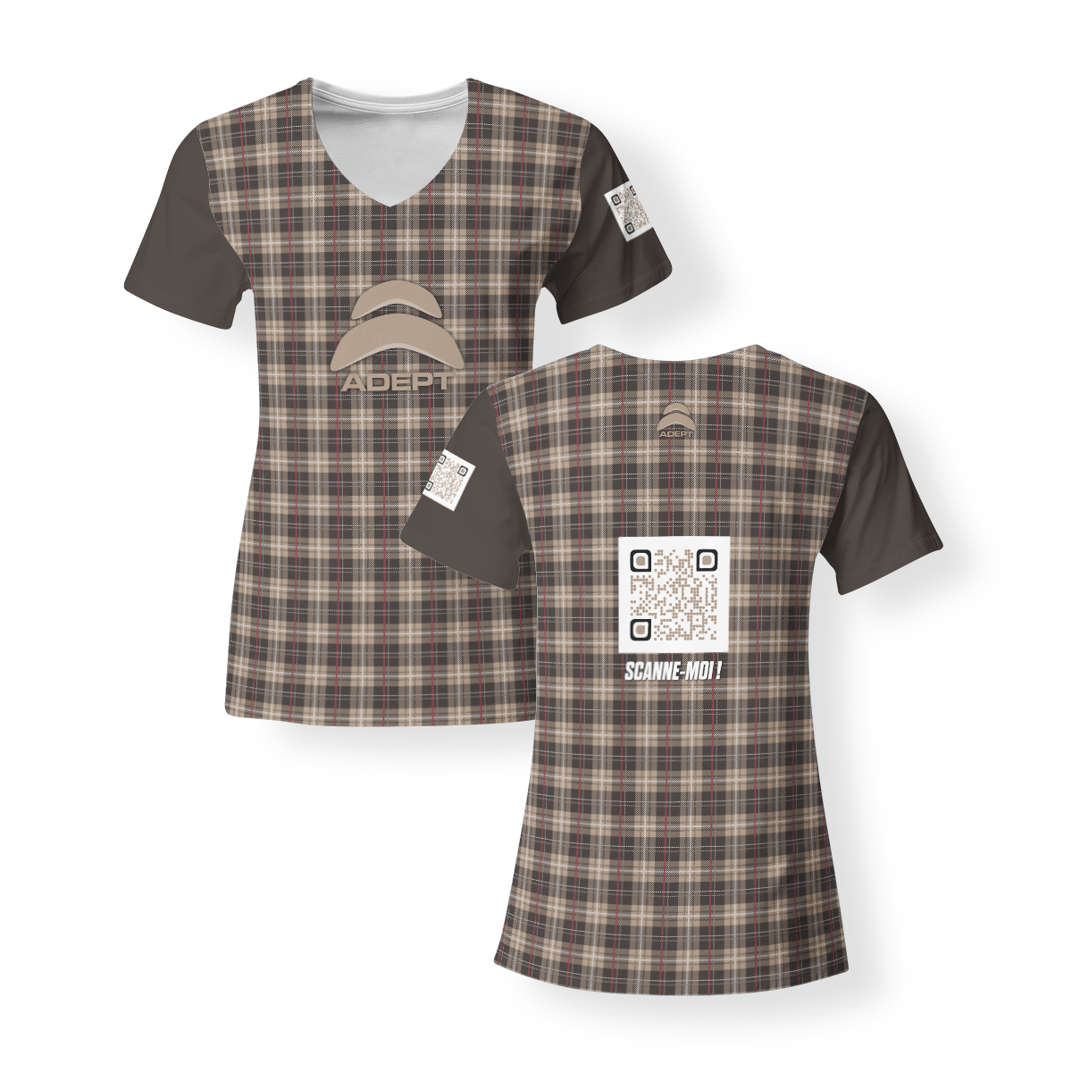 T_Shirt_Femme_CARRELÉ