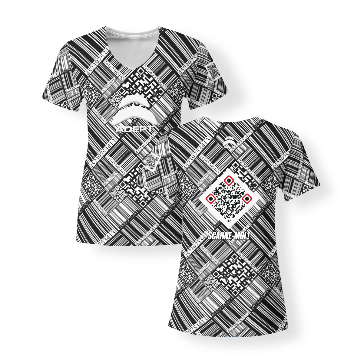 T_Shirt_Femme_CODE_QR_ENTREPRISES
