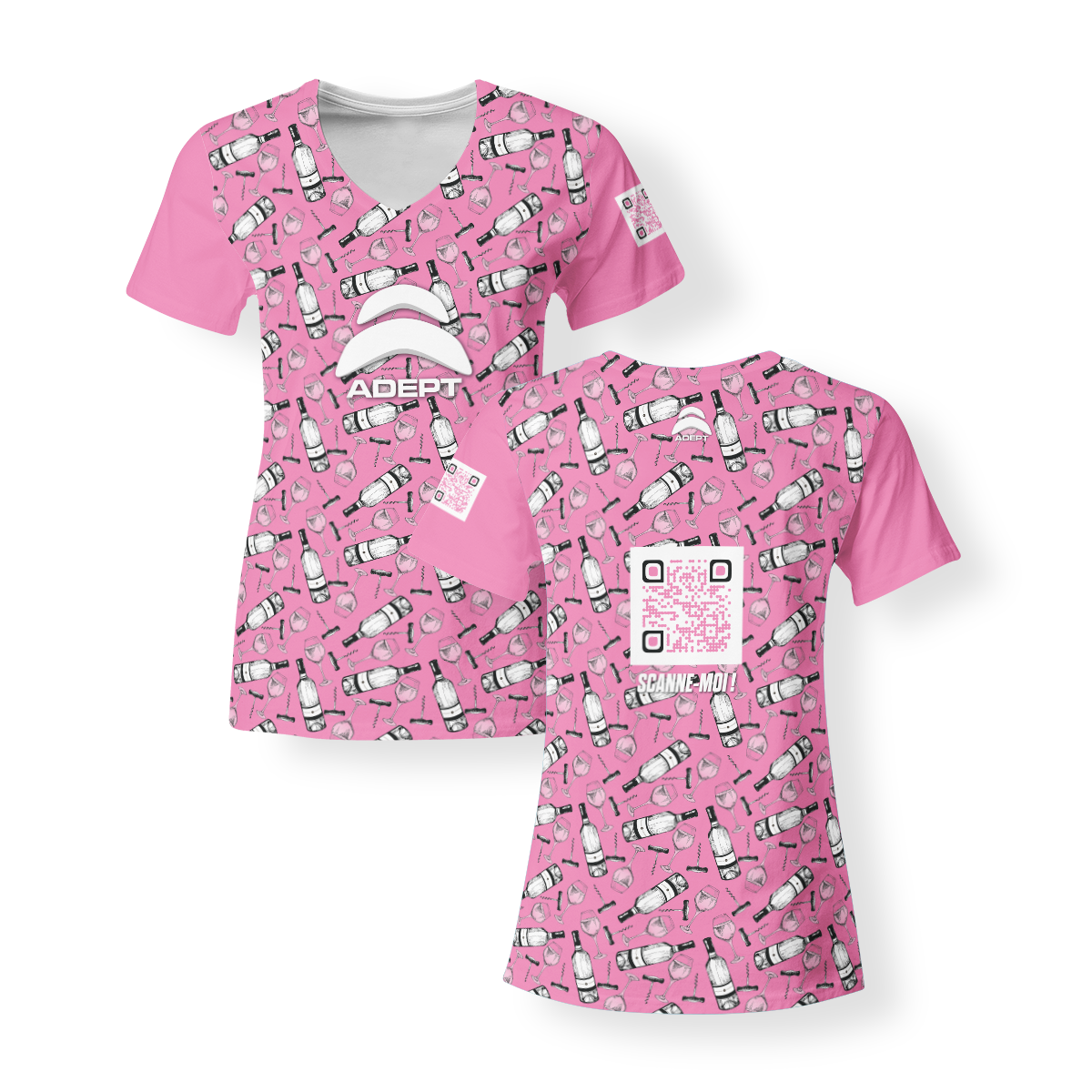 T_Shirt_Femme_VINO_ROSE