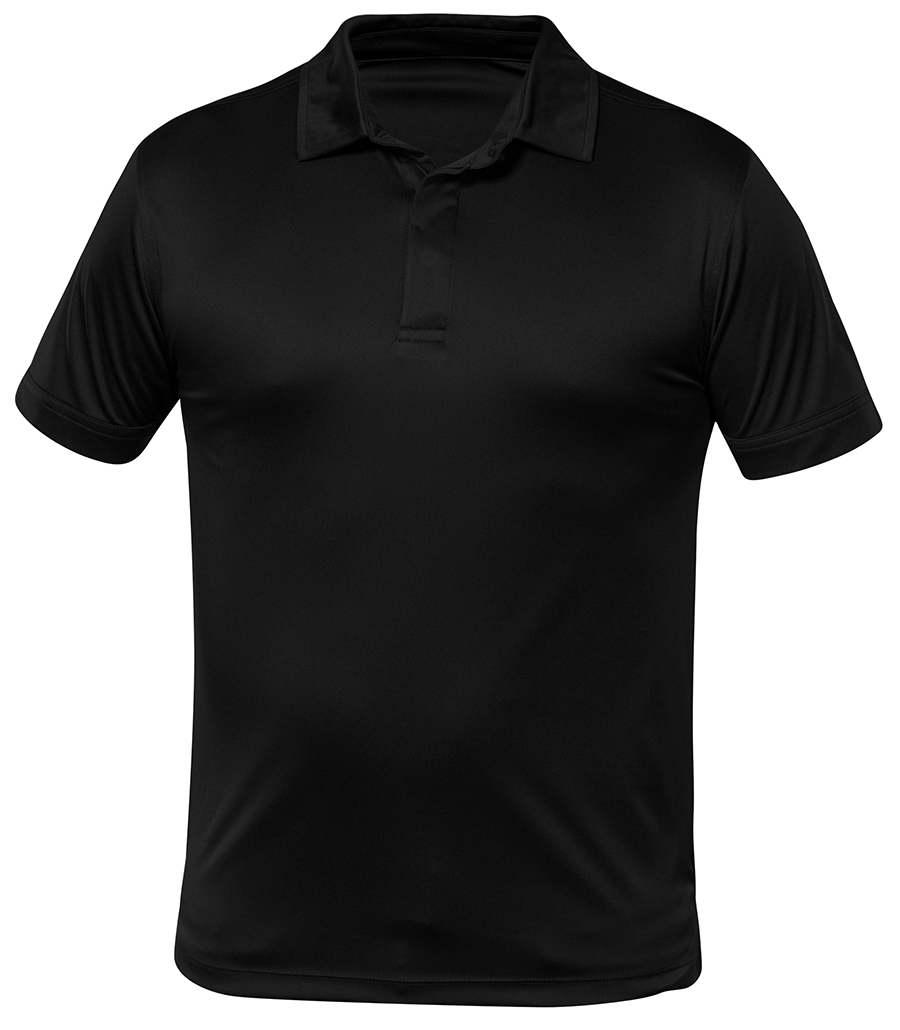 Men polo dri-fit 100% polyester black Men polo dri-fit 100% polyester black