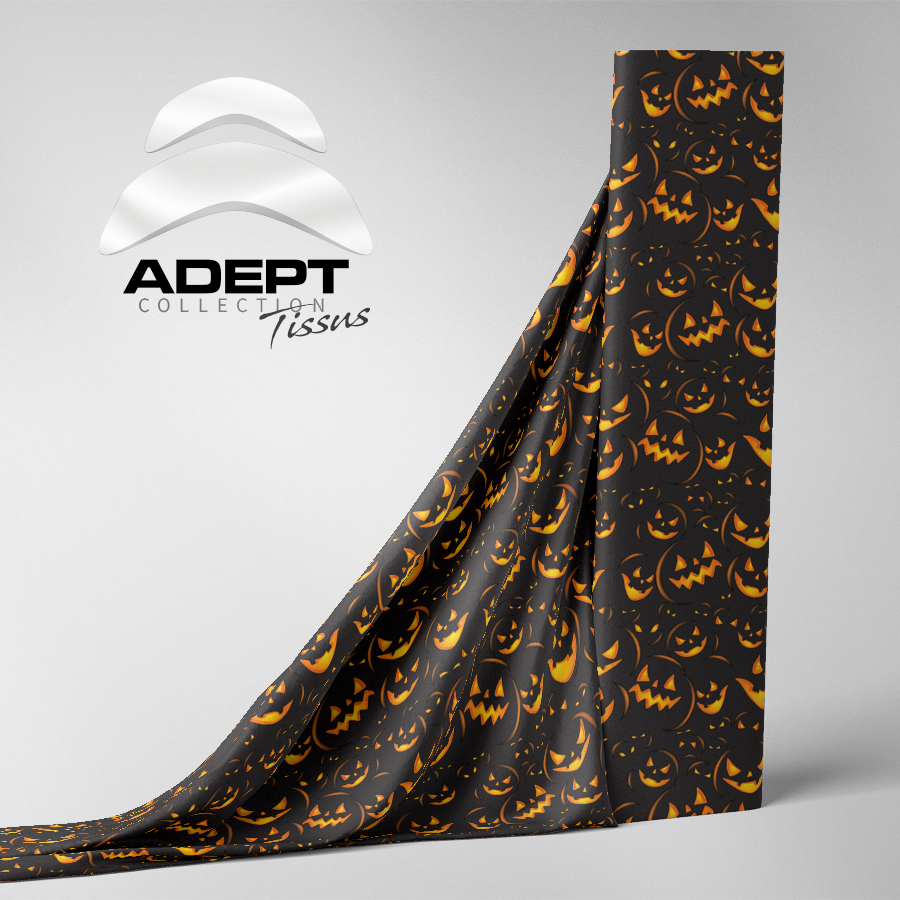 402_Citrouilles Halloween Noir Orange 402_Citrouilles Halloween Noir Orange