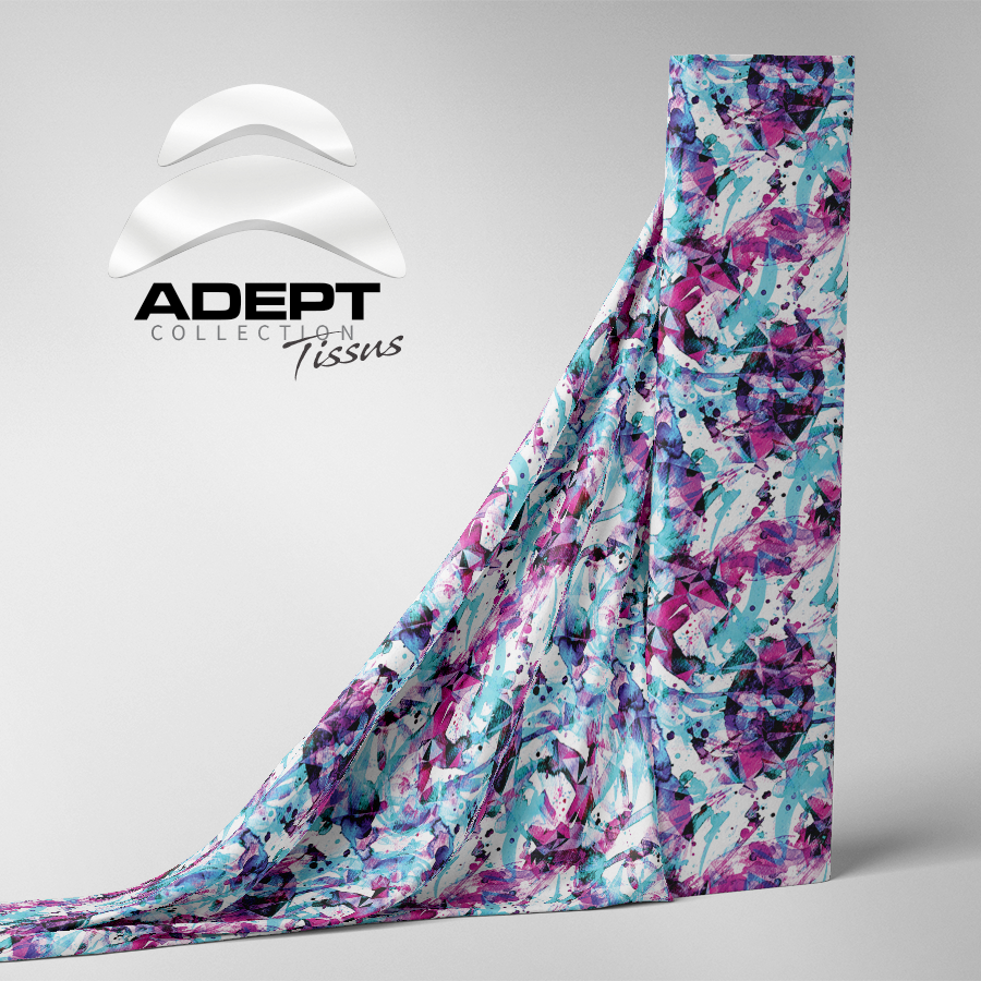 427_Abstrait interminable Bleu Mauve