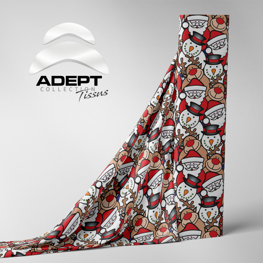 438_Bonhomme de neige Cerf Père Noël 438_Bonhomme de neige Cerf Père Noël