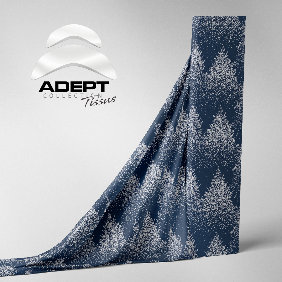 472_Sapin d'hiver Blanc Bleu 472_Sapin d'hiver Blanc Bleu