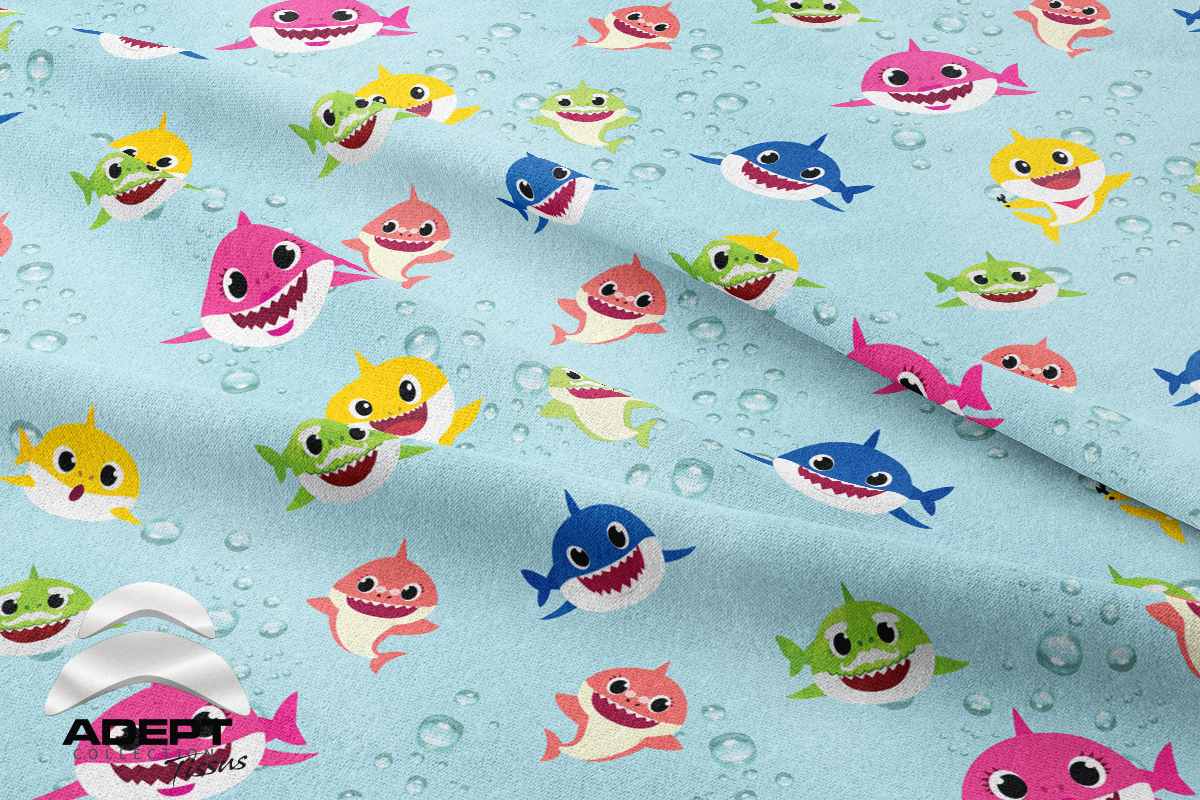 497_Baby Shark Doo Doo Doo Bleu Rose Jaune_2 497_Baby Shark Doo Doo Doo Bleu Rose Jaune_2