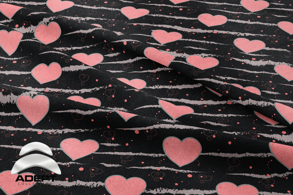 504_Ligné Coeur Rose Noir Amour_2 504_Ligné Coeur Rose Noir Amour_2