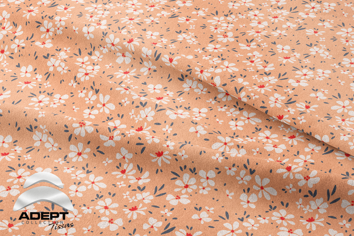 519_Fleuris Orange Blanc_2 519_Fleuris Orange Blanc_2